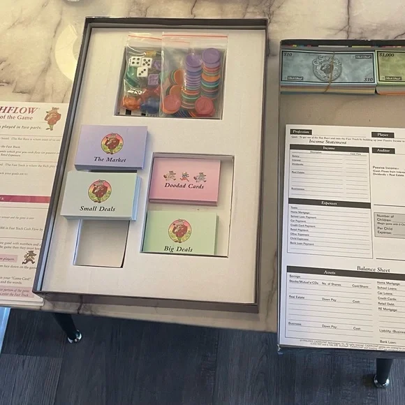Cashflow Board Game by Richard Dad Poor Dad